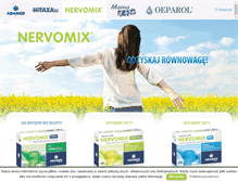 Tablet Screenshot of nervomix.pl